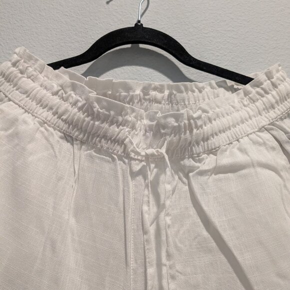 Vintage 100% Linen White Pants - Medium - Picture 2 of 6